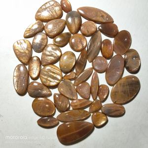 Piedras Preciosas Sueltas de Piedra Solar Naranja Natural de Alta Calidad a Precio de Mayoreo, Forma Mixta, Cabujón, Piedras Preciosas KHUSHI para Hacer Collares - Product Image 2