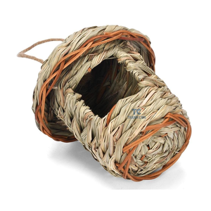 Cuerda de hierba tejida a mano, cabaña de colibrí, Nido de Pájaro, estilo Villa, colgante de jardín, alimentador de pájaros, venta al por mayor de Vietnam - Product Image 2