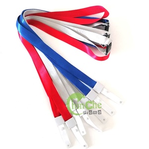 Không Mininum Dây Buộc Cổ Hình Ống Trống Giá Rẻ Nhất Dây Đeo Trơn Màu Đen Không In Để Đựng Thẻ ID - Product Image 5