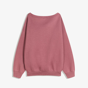 Sweat-shirt oversize pour femmes, mélange de coton doux, streetwear décontracté, pulls, impression de logo personnalisée, OEM/ODM, vente en gros, sweat-shirt en vrac - Product Image 4