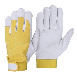 ถุงมือทำงานหนังวัวสำหรับงานหนักถุงมือประกอบมือเพื่อความปลอดภัยวัสดุหนังวัว - Product Image 2