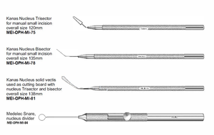 Instrument chirurgical de scalpel ophtalmique réglé utilisation certifiée par CB manuelle d'hôpital - Product Image 4