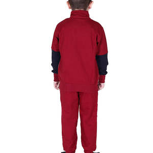 2025 nuevo chándal elegante de algodón liso para niños, venta al por mayor, ropa de gimnasio de Color personalizado, ropa deportiva, chándal de entrenamiento para niños - Product Image 3