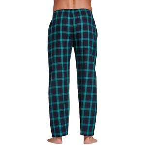 กางเกงผ้าสักหลาดสำหรับผู้ชายกางเกงลำลองคุณภาพระดับพรีเมี่ยมกางเกงลายสก๊อตหลวมฤดูใบไม้ผลิ - Product Image 3