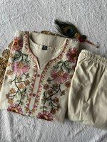 Kain Sutra Murni 100% Berbahan Jaring, Lengan 3/4, Bordir Pola, Payet, Tiga Potong, Belum Dijahit, Multi Warna, Shalwar Kameez India