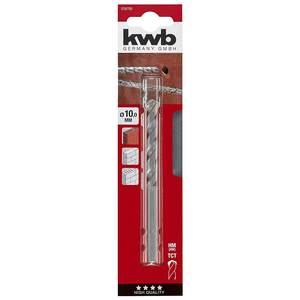 Foret KWB 10 mm avec queue cylindrique pour maçonnerie et béton 039700 - Product Image 1