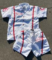 Streetwear Hommes Coupe-Vent Shorts et Vestes Ensembles Survêtement Court Hommes Zip up Nylon Deux Pièces Coupe-Vent Survêtements