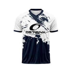 Camiseta de Fútbol con Cuello en V, Modelo 2026, Moderna, para Adultos, Ropa Deportiva Personalizada con Impresión de Nombre en Color Sólido, Alta Calidad - Product Image 1