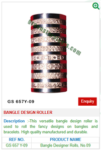 Rollo de grabado de repuesto para mini laminadora GS 657Y-09 herramientas de joyería para herramientas de joyería - Product Image 2