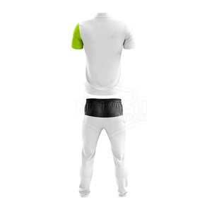 Tenue de cricket professionnelle personnalisée de haute qualité, légère, à manches courtes, en polyester, 2025 - Product Image 2