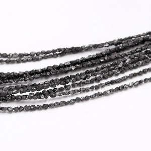 Perlas de Diamante Negro en Bruto de 2-3 mm, Perlas de Diamante Natural Sin Cortar - Product Image 2