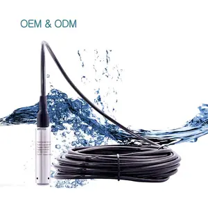 Atech Groundwater Deep Bore Well Hydrostatic Low Borehoel Ground Water Level Sensor In The Well Submersible Level Sensor