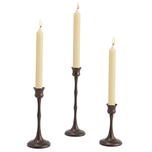 Nuevo portavelas de Metal de aluminio hecho a mano Base redonda Último y moderno soporte de vela Calidad estándar en color personalizado - Product Image 1
