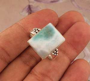 Bague de réglage de lunette en Onyx vert naturel Bague en argent sterling 925 faite à la main en pierres précieuses minimalistes Bijoux uniques pour Noël des femmes - Product Image 1