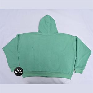 เสื้อสเวตเตอร์ผ้าฝ้ายสองด้านมีฮู้ด, เสื้อสเวตเตอร์ลำลองน้ำหนักเบามีซิปมีฮู้ดแขนยาว - Product Image 4