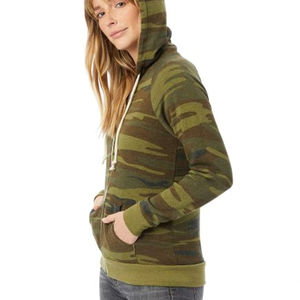 Nouveau style 2026 – Sweat à capuche tissé pour femme, manches longues, fermeture éclair frontale, respirant, imperméable, 100 % coton, idéal pour la gym et le streetwear - Product Image 5