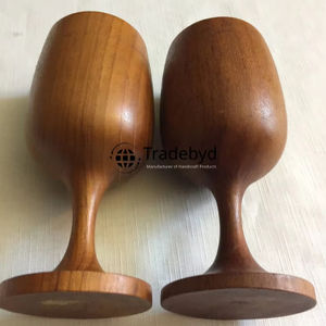 Tradebyd Gobelet en verre en bois écologique fabriqué à la main de style rustique pour une utilisation dans la cuisine moderne - Product Image 4