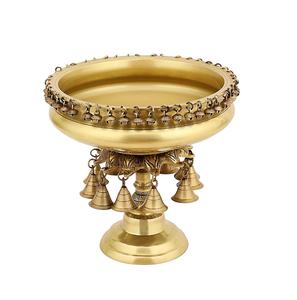 Espejo de cuenco Urli de latón de la mejor calidad con acabado de forma decorativa Premium para boda o decoración del hogar Diseño simple - Product Image 3