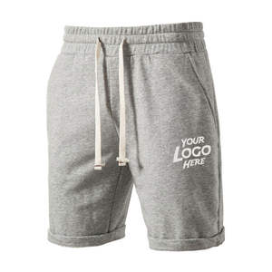 2025 pantalones cortos de Jersey de algodón con estampado Digital de logotipo personalizado para hombres pantalones cortos transpirables con patrón sólido pantalones cortos de verano de diseño personalizado - Product Image 3