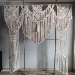 Handmade Wedding <b>Wall</b> <b>Decorations</b> Arch Backdrop Curtain & <b>Wall</b> Hanging Tapestry - Product Image 1