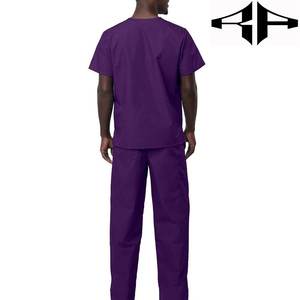 Conjuntos de uniformes médicos de enfermería para clínica, uniformes de enfermería elegantes, uniformes de hospital de verano personalizables de alta calidad, Manga corta para hombres - Product Image 2