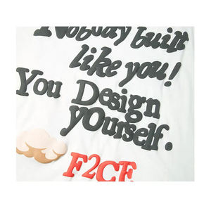 Impression bouffante t-shirts nouveau Style hommes à manches courtes coton bouffée impression chemises goutte épaule - Product Image 4