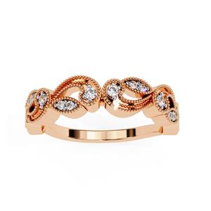 แหวนเพชรธรรมชาติวินเทจ ดีไซน์ลายใบไม้ทอง 14K แหวนแต่งงานลายดอกไม้สำหรับผู้หญิง แหวนเครื่องประดับชั้นดี ของขวัญจากซัพพลายเออร์ - Product Image 6