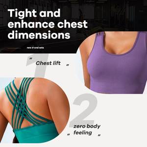 Soutien-gorge de sport pour femmes de qualité supérieure respirant et logo le plus vendu Fabriqué au Pakistan Soutien-gorge de sport compressé pour femmes - Product Image 5