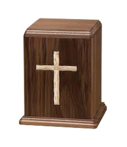 โกศไม้แกะสลักทำด้วยมือสำหรับผู้ชายและผู้หญิงโกศตกแต่งงานศพแบบทันสมัยสไตล์อเมริกัน - Product Image 2