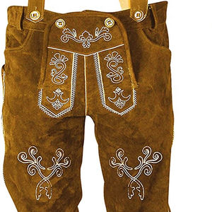 Oktobarfest Lederhosen Bavarlian Pantalon genou bund Lederhosen Pour Hommes - Product Image 1