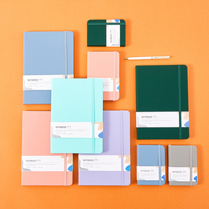 Carnet de notes/agenda à spirale avec couverture en cuir personnalisée A5 A6 A7, reliure rigide, marque LION, 9 couleurs – Prix de gros - Product Image 2