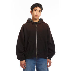 Sweat-shirt à capuche zippé intégral pour homme, en mélange de coton épais, nouveau style personnalisé, pour l'automne, streetwear vierge, vente en gros - Product Image 4