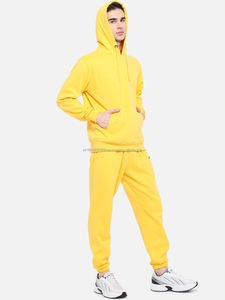 ชุดจ็อกเกอร์ผู้ชายแบบกำหนดเอง 2 ชิ้น ทรงหลวม ผ้าหนา 400 GSM ชุดวอร์มทรงบ็อกซี่ ทรงโอเวอร์ไซส์ ชุดลำลองสไตล์สบายๆ - Product Image 3