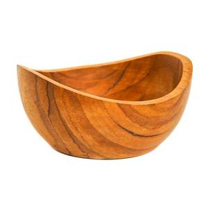 Conception unique de vente chaude de bols en bois avec des formes et des tailles attrayantes utilisées dans l'hôtel de cuisine - Product Image 1