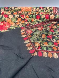 Dark Blue <b>Velvet</b> Shawl High-quality Breathable Durable Best Match for Formal and Festive <b>Dresses</b> Traditional Scarves & Shawls - Product Image 5