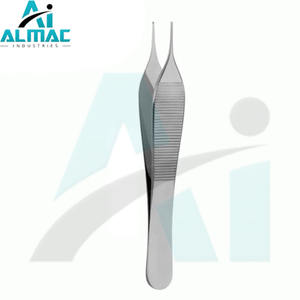 ALMAC nuevo Micro Adson pinzas de tejido juego de instrumentos quirúrgicos de acero inoxidable pinzas de pulgar manuales y pinzas de vendaje - Product Image 5