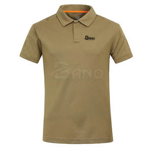 OEM logotipo personalizado ropa de hombre camisetas polo de manga corta de secado rápido camisetas polo al por mayor - Product Image 1