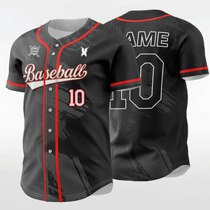 Camisetas de Béisbol Personalizadas al por Mayor de Fábrica, Camiseta de Béisbol Lisa, Camiseta de Béisbol Negra 2026 - Product Image 1
