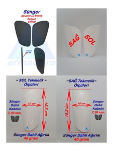 Equipo de protección de jugador de fútbol masculino de alto nivel Tipo 40 Estándares de espinilleras especialmente diseñados - Product Image 5