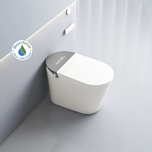 2024 salle de bain de luxe de luxe CUPC toilette siphonique automatique autonettoyant bol allongé toilette publique intelligente incluse à distance - Product Image 2