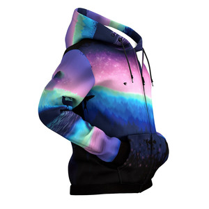 Sweat-shirts à manches longues pour hommes, personnalisables par sublimation, fermeture éclair, tissu polaire en polyester chaud, motif de fermeture éclair 3D, impression intégrale, design pour hommes - Product Image 4