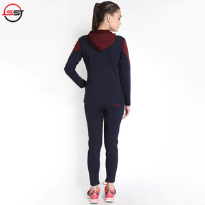 Unisex Custom 2-Piece <b>Jogger</b> tracksuits Sets 100% Cotton <b>Fleece</b> Sports Hoodie Sweatpants Winter Training Wear for <b>Women</b> sport - Product Image 4