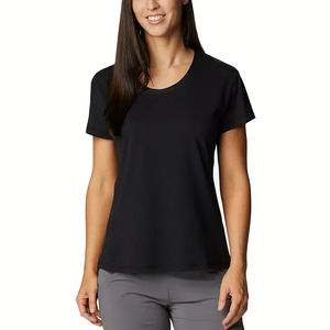 Camisetas de mujer de calidad superior Tela transpirable ligera disponible en diferentes colores Camiseta de mujer - Product Image 6