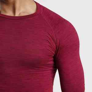 Nouveauté : débardeurs de sport sans couture personnalisés avec logo imprimé, en spandex/polyester, vêtements de musculation, jogging, compression pour hommes - Product Image 3