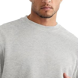 Sweat-shirt à capuche unisexe en molleton surdimensionné de haute qualité en coton mélangé lourd avec logo personnalisé pour hommes - Product Image 3
