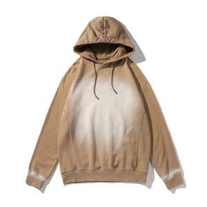 Éponge Polaire Pierre Décontracté Surdimensionné Vintage Lavage À L'acide Déchiré Personnalisé Washed Hoodies - Product Image 4