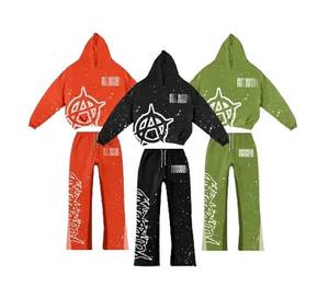 Conjunto Deportivo Unisex de Invierno, 100% Algodón, Chaqueta y Pantalones de Entrenamiento para Hombre y Mujer - Product Image 1