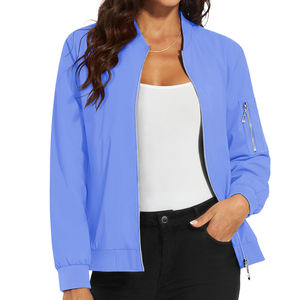 Veste bombardier coupe-vent chaude pour l'hiver Veste bombardier respirante à manches longues coupe décontractée pour femmes - Product Image 1