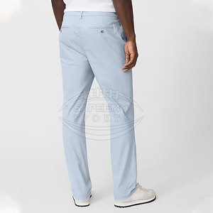 Pantalones Chinos Casuales de Lona No Tejida para Hombre, Cierre de Botones, Corte Ajustado, Resistentes al Viento, Ligeros y Elegantes para Viajes y Ropa Urbana - Product Image 5