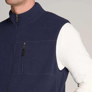 Grande taille automne hiver hommes femmes polaire tissu gilet grand sans manches hommes veste mode fermeture éclair mâle Gilet avec personnalisé - Product Image 3